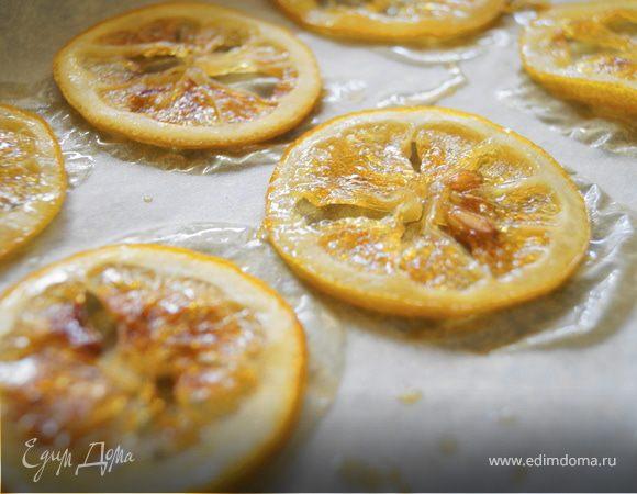 Чипсы из лимона глазированные, полуфабрикат кулинарный