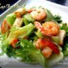 Зеленый салат с морепродуктами, 1 кг полуфабрикат кулинарный