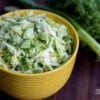 Салат из капусты с огурцом и зеленью, 1 кг полуфабрикат кулинарный