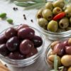Оливки, маслины крупные с косточкой, порция ресторан