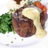 Filet Mignon (Филе миньон) с пастернаком и сырным соусом