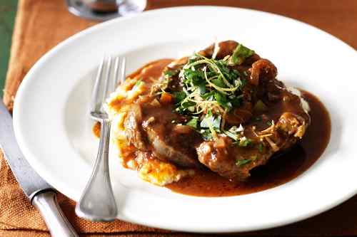 Osso Bucco Steak (Оссобуко) в пивной подливе с сыром