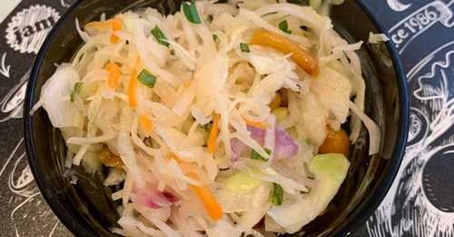 Рецептура блюда Салат из квашеной капусты