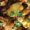 Индейка, жаркое с картофелем и грибами