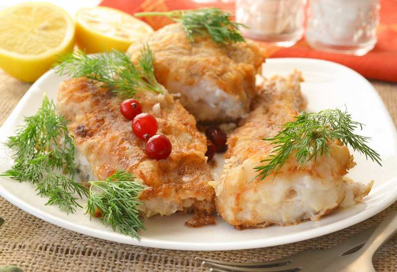 Рецептура блюда Рыба жареная