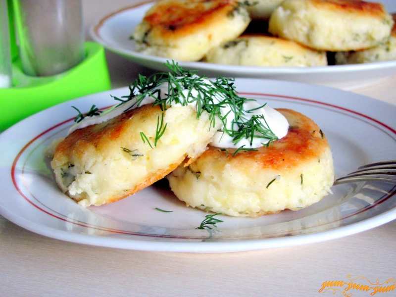 Рецептура блюда Сырники из творога и картофеля