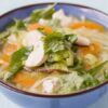 Куриный суп с рисовой лапшой и овощами(ТТК78563)