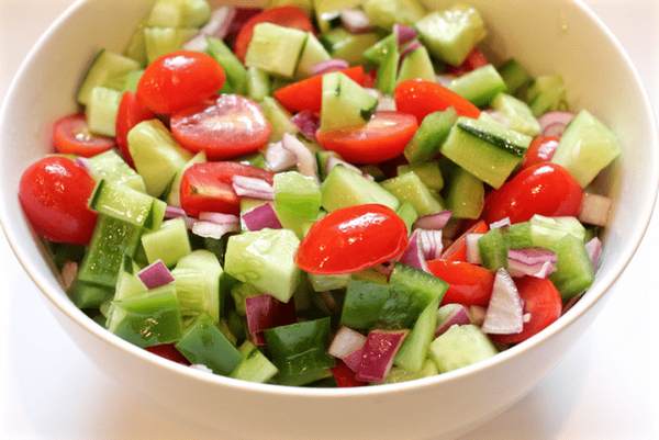 Салат из свежих овощей и микса салатов(ТТК8088)