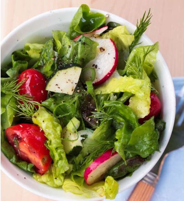 Салат овощной с домашним маслом(ТТК8101)